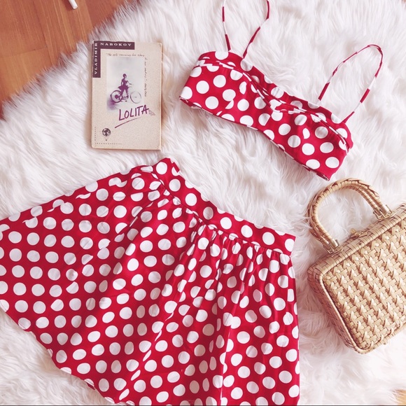 Rachel Antonoff Dresses & Skirts - {rachel antonoff} polka dot crop set